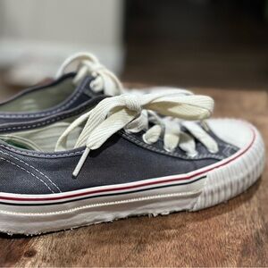 P.F. Flyers Blue and White Sneakers Canvas Upper